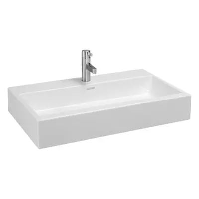 Laufen Living City nábytkové umyvadlo 80x46 cm otvor pro baterii uprostřed h8174360001041 1743.6