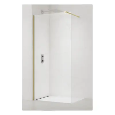 Sprchová zástěna Walk-in 75 cm SAT mosaz SATBWI75PRMO