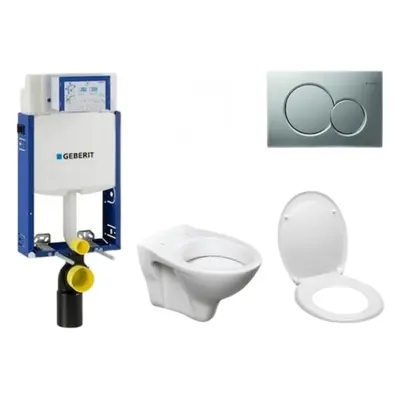 Cenově zvýhodněný závěsný WC set Geberit k zazdění + WC S-Line S-line Pro 110.302.00.5ND3