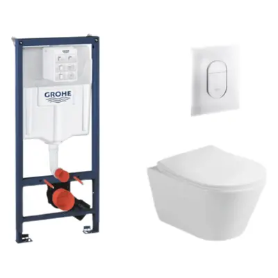 Závěsný wc set do lehkých stěn / předstěnová montáž Glacera Ava SIKOGRSAVAA