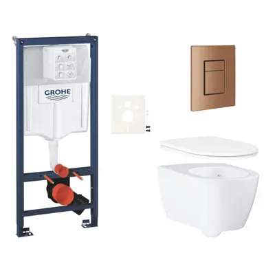 Závěsný wc set do lehkých stěn / předstěnová montáž GROHE Essence SIKOGRSESSCDL0