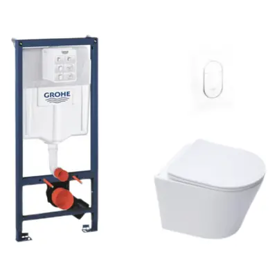 Závěsný wc set do lehkých stěn / předstěnová montáž Swiss Aqua Technologies Infinitio SIKOGRSIN1