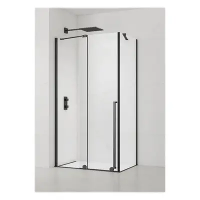 Sprchový kout obdélník 140x90 cm SAT Walk-In Xmotion SATBWIXM140STE90C