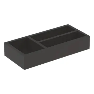 Geberit Selnova příslušenství přihradka do zásuvky 15x32,3x5,9 cm láva mat 500.678.00.1