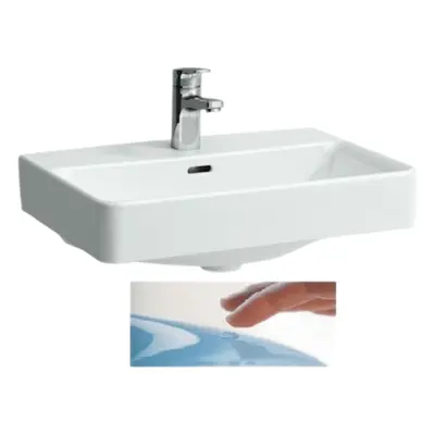 Laufen Pro S umyvadlo 55x38 cm otvor pro baterii uprostřed h8189584001041 1895.8.400.104.1