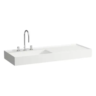 Laufen Kartell By Laufen umyvadlo 120x46 cm otvor pro baterii, bez přepadu H8133320001111