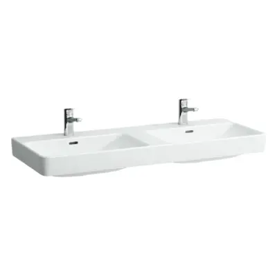 Laufen Pro S dvojumyvadlo 120x46 cm dva otvory pro baterii h8149660001041 1496.6.000.104.1