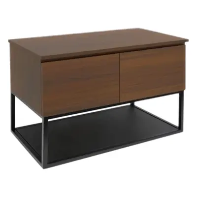 Koupelnová skříňka s krycí deskou SAT B-Way 119x57x45 cm ořech mat BWAY120NUTDF