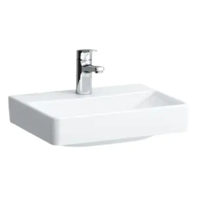 Laufen Pro S umývátko 45x34 cm otvor pro baterii, bez přepadu h8159610001561 1596.1.000.156.1