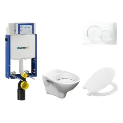 Cenově zvýhodněný závěsný WC set Geberit k zazdění + WC S-Line S-line Pro 110.302.00.5NR3