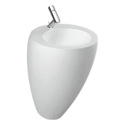 Laufen Alessi volně stojící umyvadlo 53x53 cm otvor pro baterii uprostřed h8119714001041 1197.1.