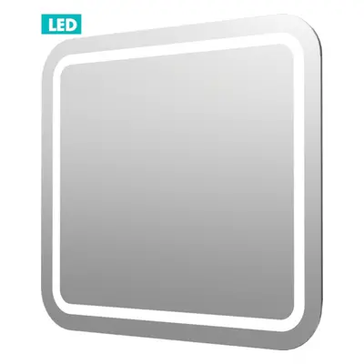 Zrcadlo s LED osvětlením Naturel Pavia 60x60 cm ZIL6060KRBV