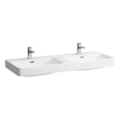 Laufen Pro S dvojumyvadlo 120x46 cm dva otvory pro baterii H8149664001041