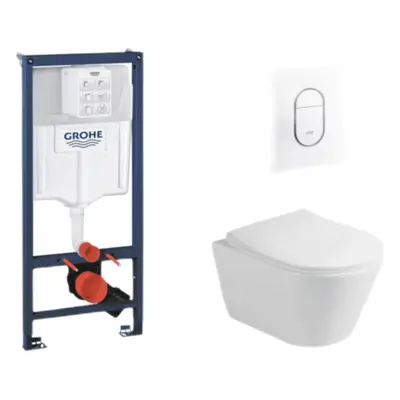 Závěsný wc set do lehkých stěn / předstěnová montáž Glacera Ava SIKOGRSAVAASH0