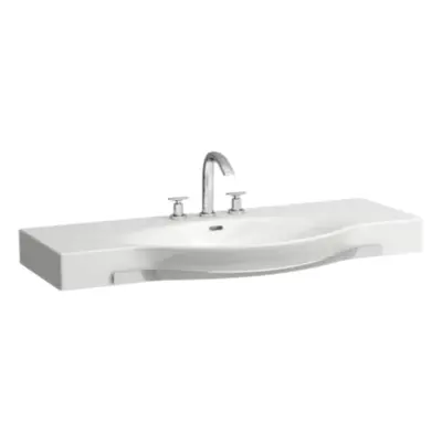 Laufen Palace umyvadlo 120x51 cm otvor pro baterii uprostřed h8127040001041 1270.4.000.104.1