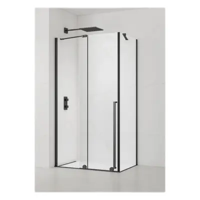 Sprchová dveře 110x90 cm SAT Walk-In Xmotion SATBWIXM110STE90C