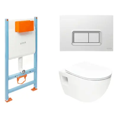 Závěsný wc set do lehkých stěn / předstěnová SAT Project SIKOVSSATPRO51680