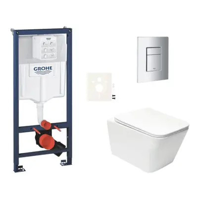 Závěsný wc set do lehkých stěn / předstěnová montáž Swiss Aqua Technologies Infinitio SIKOGRSIN1