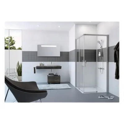 Hüppe Classics 2 Easy Entry sprchový kout čtverec 90x90 cm C25002.069.322