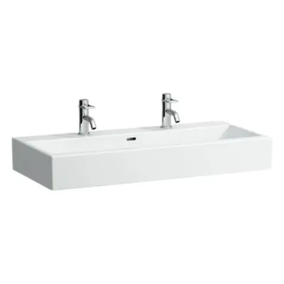 Laufen Living City nábytkové umyvadlo 100x46 cm dva otvory pro baterii h8184370001071 1843.7.000