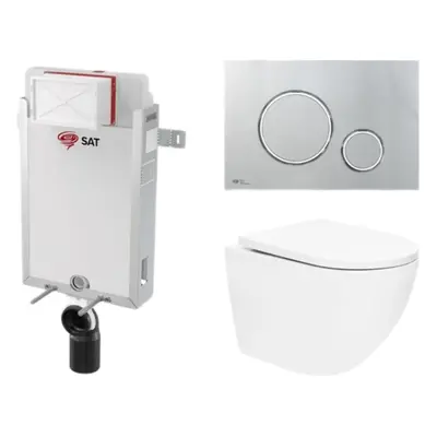 Závěsný wc set k zazdění SAT SIKOSZTOR6771