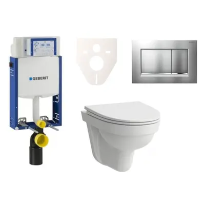 Cenově zvýhodněný závěsný WC set Geberit k zazdění + WC Laufen Laufen Pro Nordic SIKOGE2H7