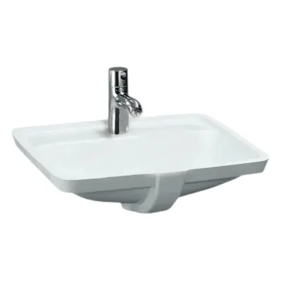 Laufen Laufen Pro polozápustné umyvadlo 49x36 cm otvor pro baterii uprostřed 1196.6.000.104.1