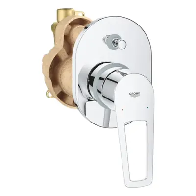 Grohe BauLoop sprchová a vanová baterie včetně podomítkového tělesa chrom 29041001 G29041001