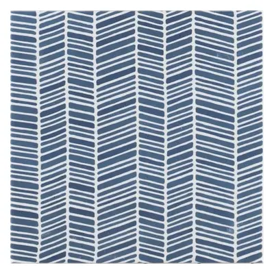 Dlažba Tonalite Aquarel navy blu cream 15x15 cm mat AQUCHENC