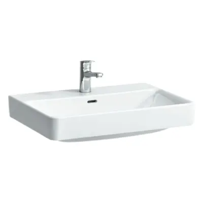 Laufen Pro S umyvadlo 65x46,5 cm otvor pro baterii uprostřed h8169640001041 1696.4.000.104.1