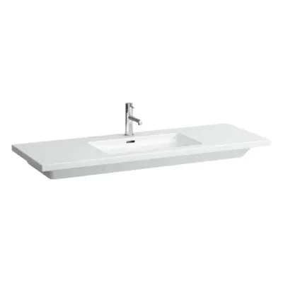 Laufen Living Square nábytkové umyvadlo 130x48 cm otvor pro baterii uprostřed h8164350001041 164