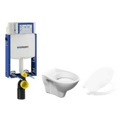 Cenově zvýhodněný závěsný WC set Geberit k zazdění + WC S-Line S-line Pro 110.302.00.5NR4