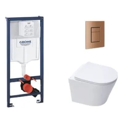 Závěsný wc set do lehkých stěn / předstěnová montáž Swiss Aqua Technologies Infinitio SIKOGRSIN1