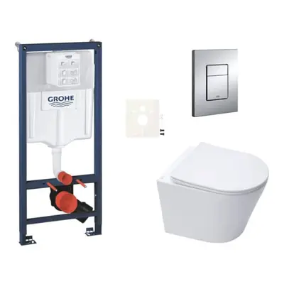 Závěsný wc set do lehkých stěn / předstěnová montáž Swiss Aqua Technologies Infinitio SIKOGRSIN1