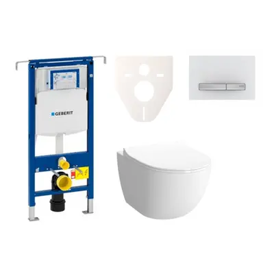 Cenově zvýhodněný závěsný WC set Geberit do lehkých stěn / předstěnová montáž+ WC VitrA VitrA Sh