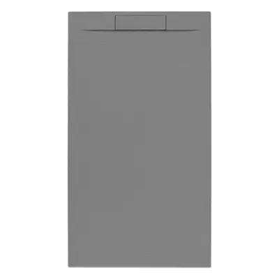 Sprchová vanička obdélníková SAT Fusion 100x80 cm litý mramor Gris SATFU10080GR