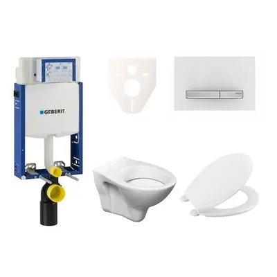 Cenově zvýhodněný závěsný WC set Geberit k zazdění + WC S-Line S-line Pro 110.302.00.5NR8