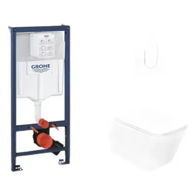 Závěsný wc set do lehkých stěn / předstěnová montáž Swiss Aqua Technologies Infinitio SIKOGRSIN1