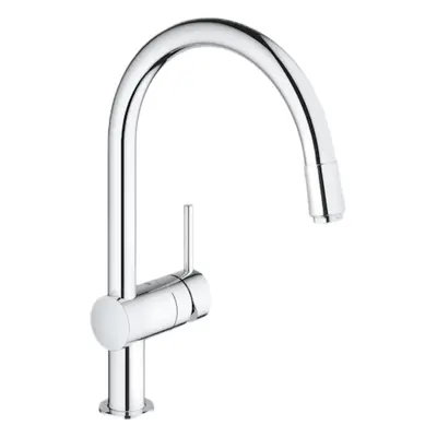 Grohe Minta dřezová baterie s vytahovací sprškou chrom 3291800e G3291800E