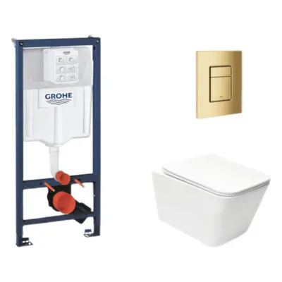 Závěsný wc set do lehkých stěn / předstěnová montáž Swiss Aqua Technologies Infinitio SIKOGRSIN1