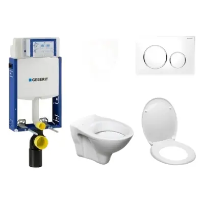 Cenově zvýhodněný závěsný WC set Geberit k zazdění + WC S-Line S-line Pro 110.302.00.5ND4