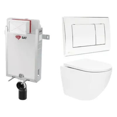 Závěsný wc set k zazdění SAT SIKOSZTOR6721