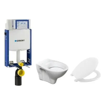 Cenově zvýhodněný závěsný WC set Geberit k zazdění + WC S-Line S-line Pro 110.302.00.5NR5