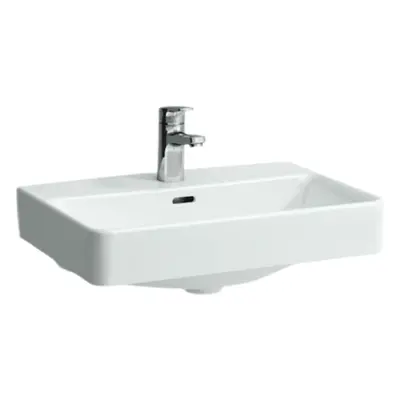 Laufen Pro S umyvadlo 55x38 cm otvor pro baterii uprostřed h8189580001041 1895.8.000.104.1