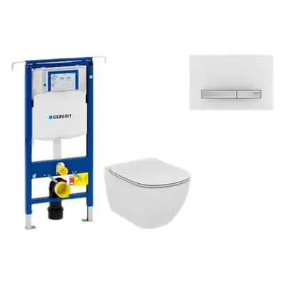 Cenově zvýhodněný závěsný WC set Geberit do lehkých stěn / předstěnová montáž + WC Ideal Standar