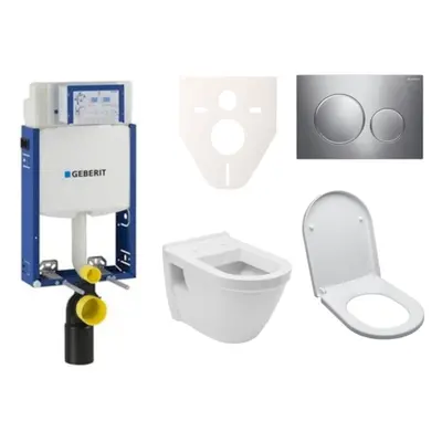 Cenově zvýhodněný závěsný WC set Geberit k zazdění + WC VitrA Integra vč. sedátka SIKOGE2V41