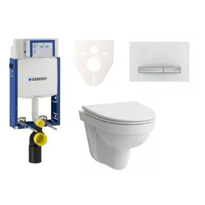 Cenově zvýhodněný závěsný WC set Geberit k zazdění + WC Laufen Laufen Pro Nordic SIKOGE2H8