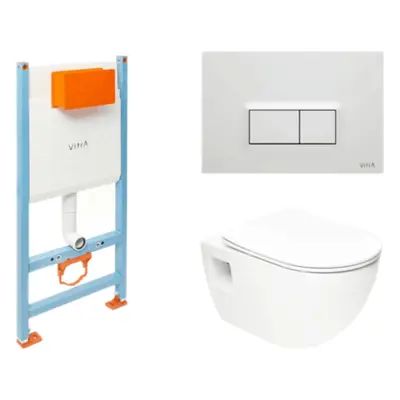 Závěsný wc set do lehkých stěn / předstěnová SAT Project SIKOVSSATPRO51600