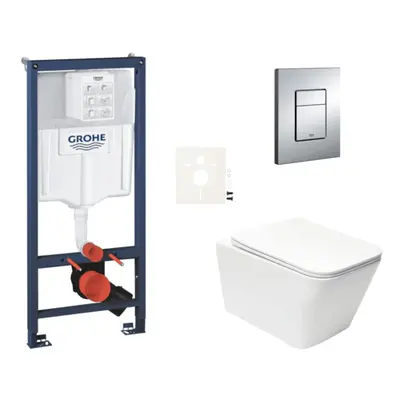 Závěsný wc set do lehkých stěn / předstěnová montáž Swiss Aqua Technologies Infinitio SIKOGRSIN1