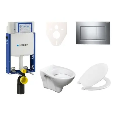 Cenově zvýhodněný závěsný WC set Geberit k zazdění + WC S-Line S-line Pro 110.302.00.5NR6